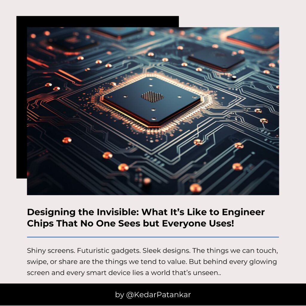 Designing the Invisible: What It’s Like to Engineer Chips That No One Sees but Everyone Uses!